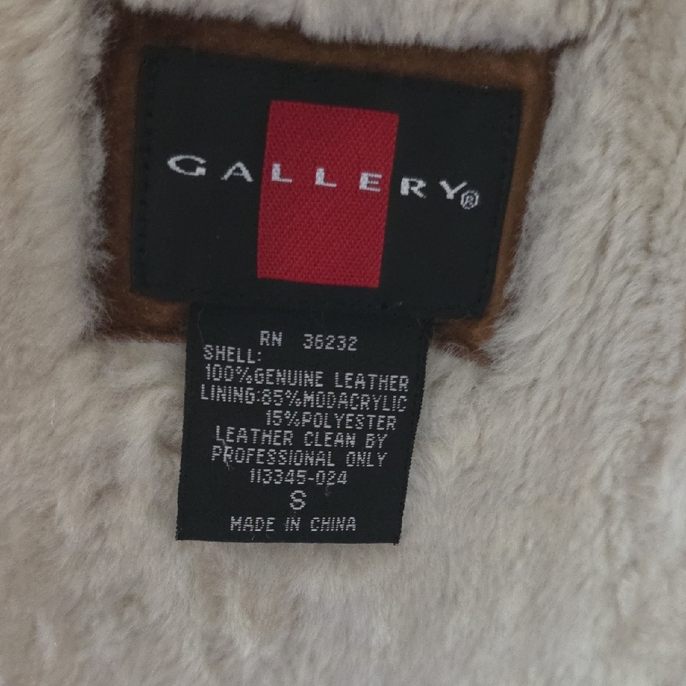 Gallery Tan Teddy Jacket with Cream Accents - Picture 3 of 4